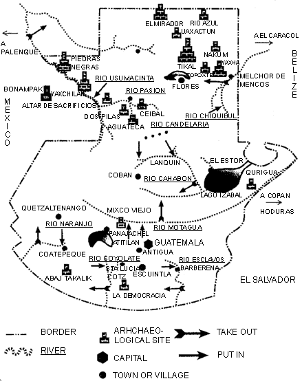 Archaeology All Site Map