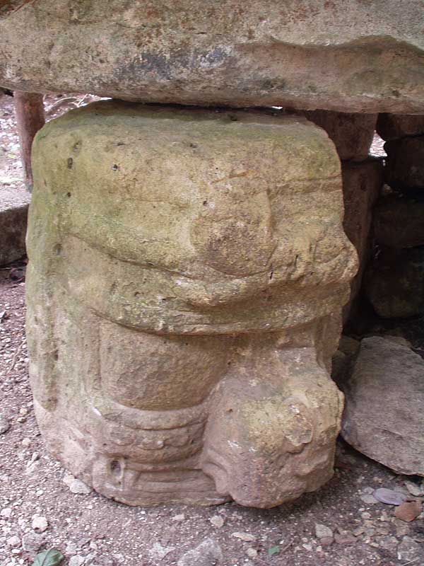 El Peru Altar - God Face for Leg -Maya Expeditions