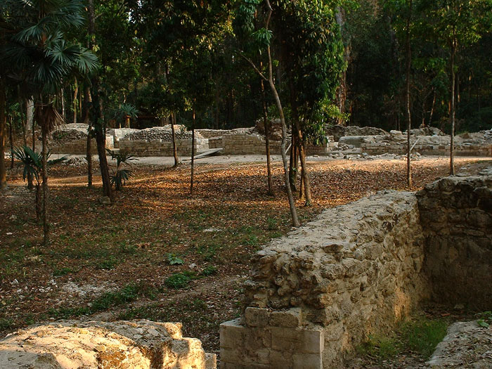 La Joyanca Main Plaza - Maya Archaeology Site - Maya Expeditions