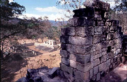 Copan view of ball court- by Jim Muir - Maya Expeditions
