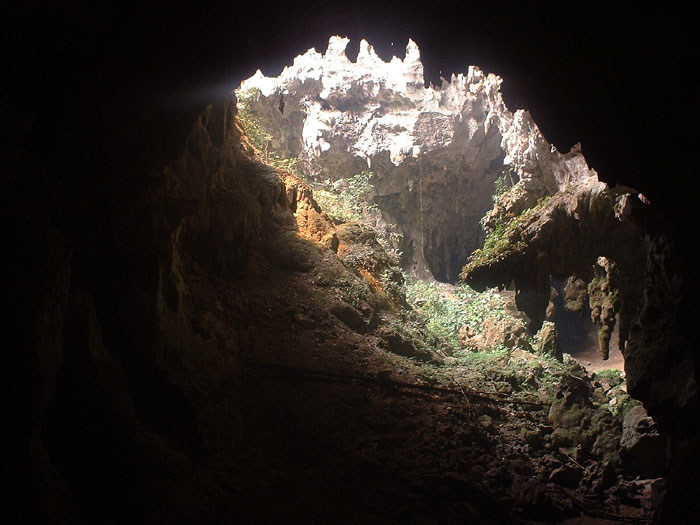 Candelaria Cave Serpent entrance to underworld Xibalba - Maya Expeditions
