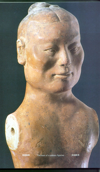 Yangling Mausoleum ceramic figure - one third life size - Maya Expeditions