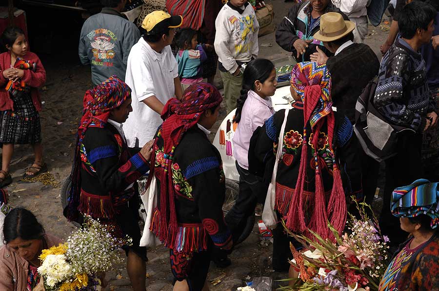 Chichicastenango Cofradia Procession - photo by Gordon Kilgore - Maya Expeditions