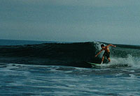 Steve on a right wave - Photo by Jose Cruz Velarde - Maya Expeditions