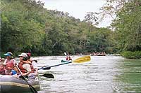 Chiquibul river Family rafting trip