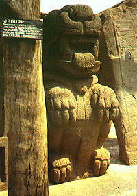 El Baul Jaguar Stelea - Maya Archaeology Site