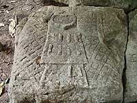 Stelea depicting Jade garmet - El Peru- Maya Expeditions