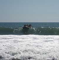 Surf Rafting on the Pacific Coast of Guatemala