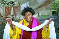 Tibetian monk - photo by Shao Hong, China Adventure Travel - Maya Expeditions