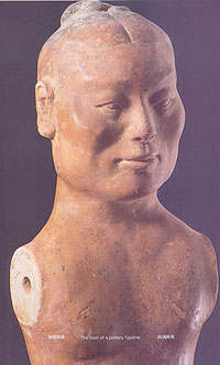 Yangling Mausoleum ceramic figure - one third life size - Maya Expeditions